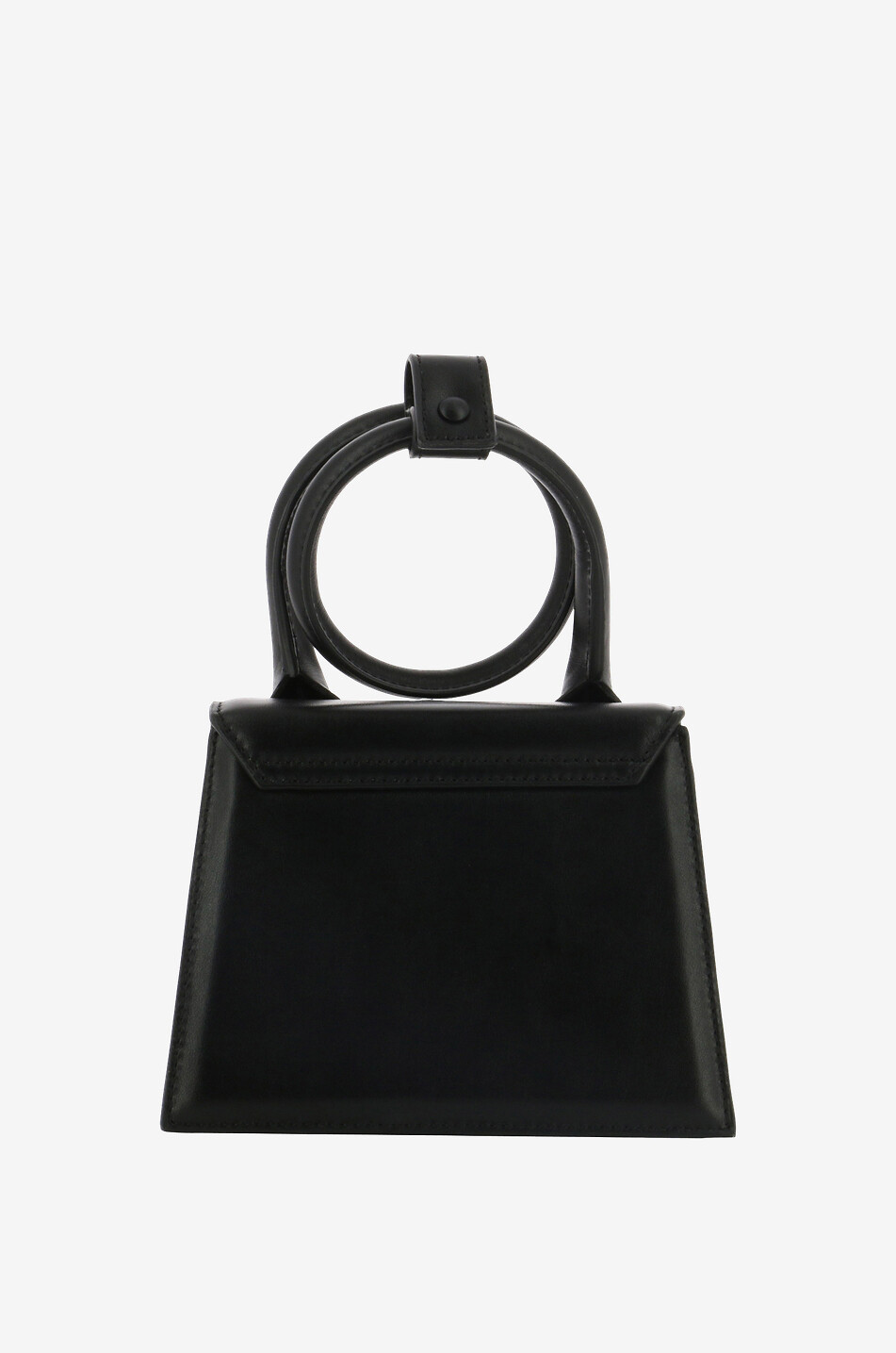 JACQUEMUS Wandelbare Handtasche aus Leder Le Chiquito Noeud Damen SCHWARZ 3