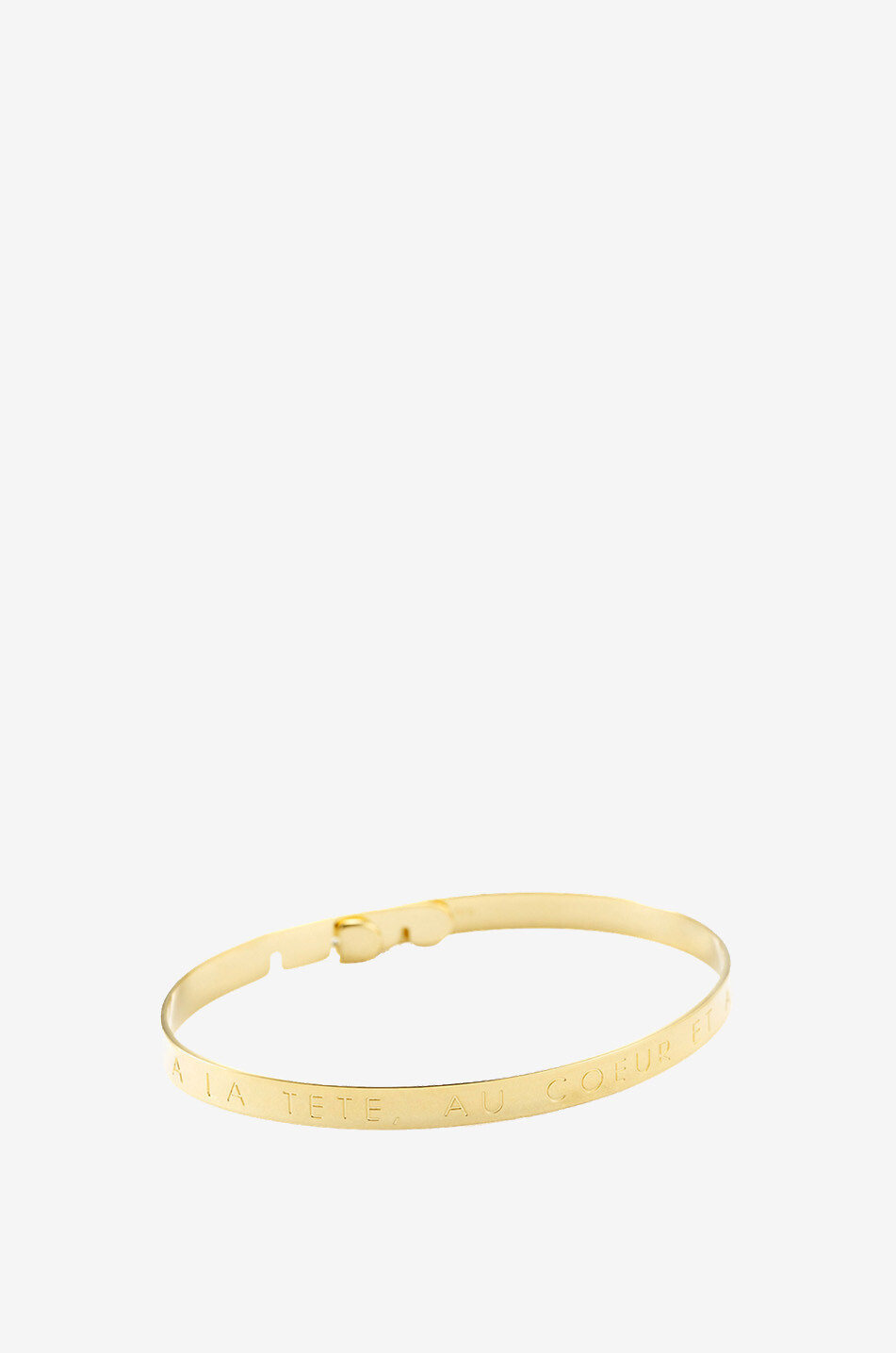 MONHARMONIE gold engraved bracelet