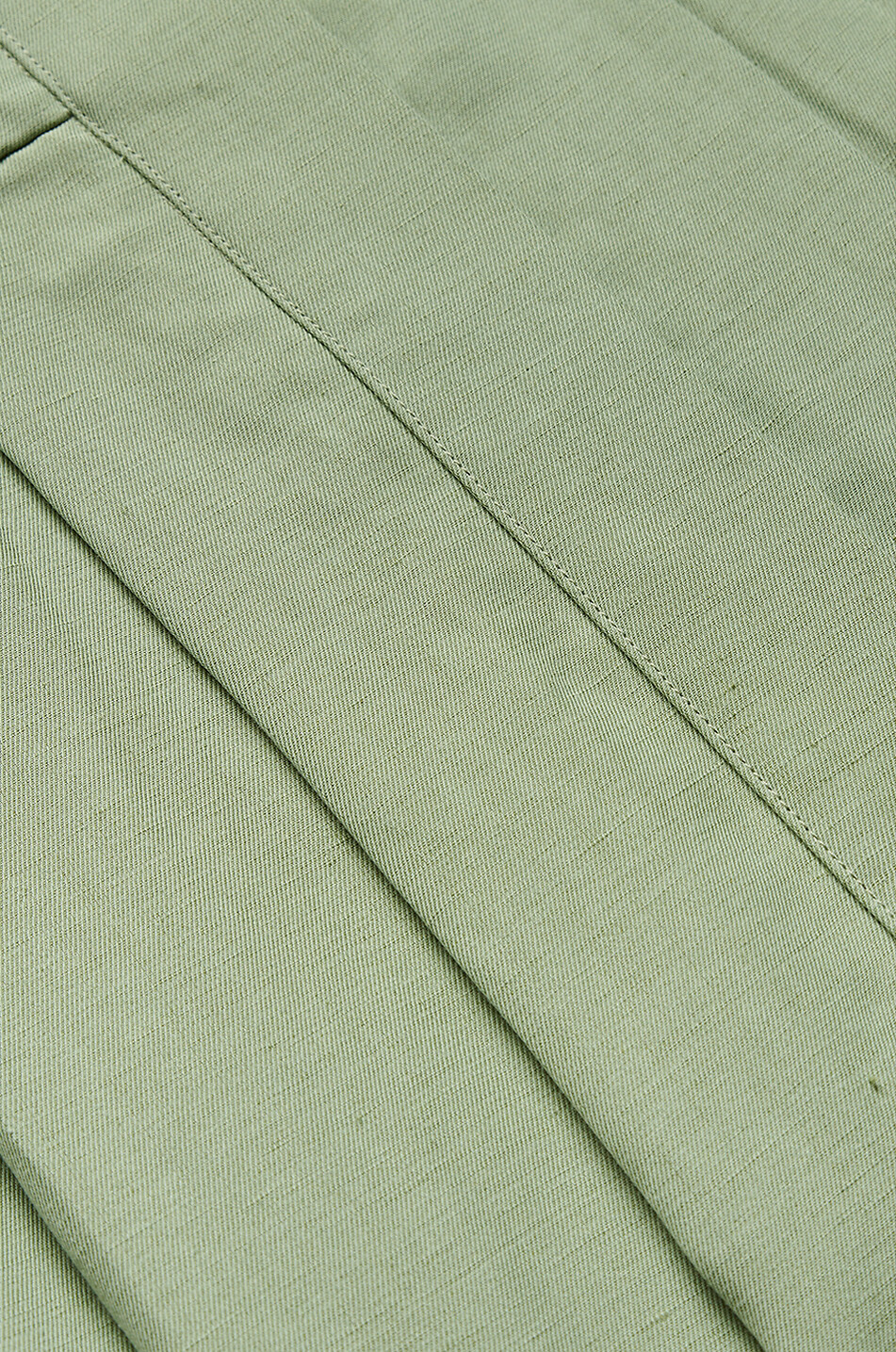 FABIANA FILIPPI Jupe plissée midi en viscose et lin Femme VERT CLAIR 3
