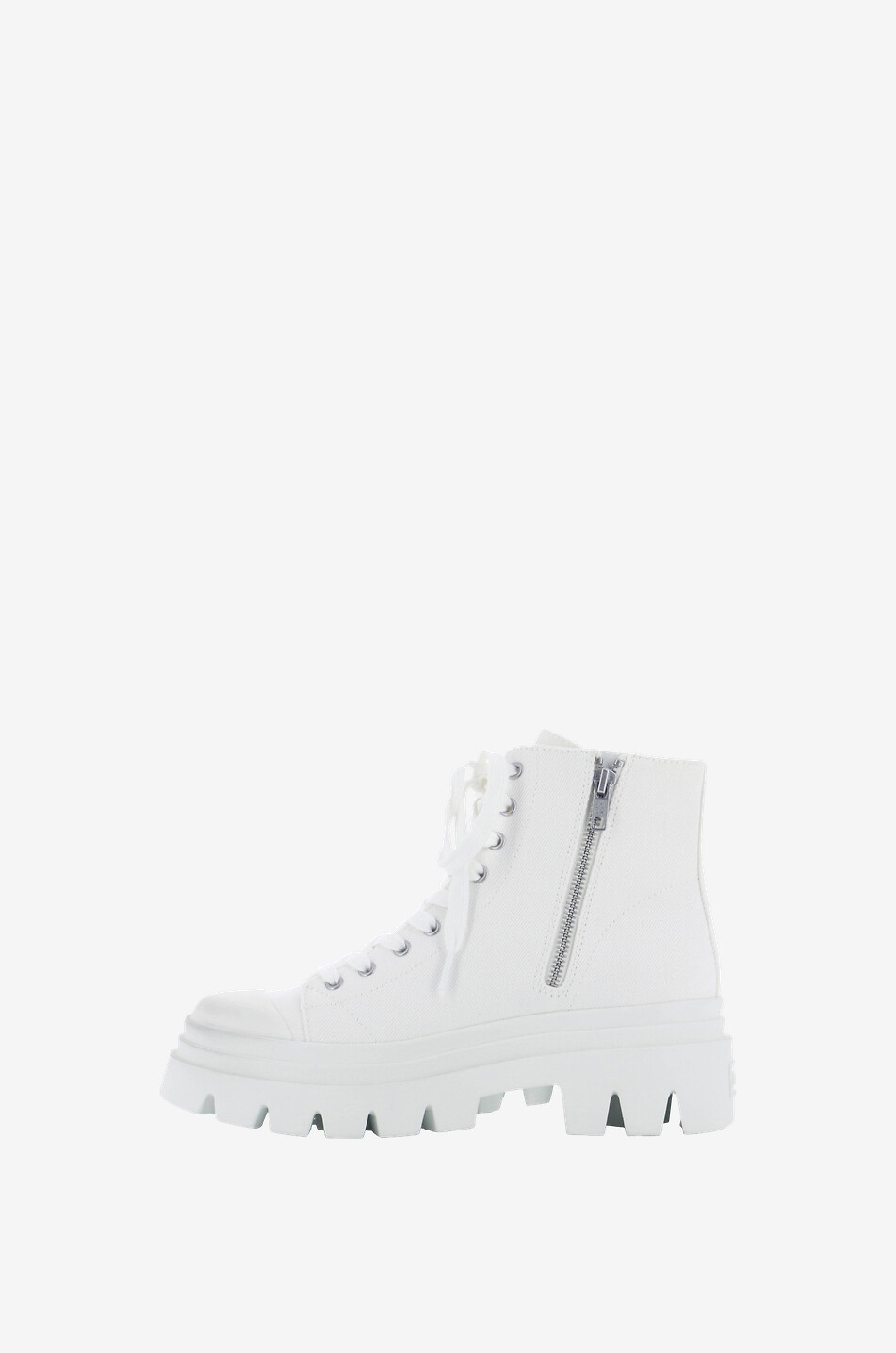 Flache Stiefeletten aus Baumwolle Phonic