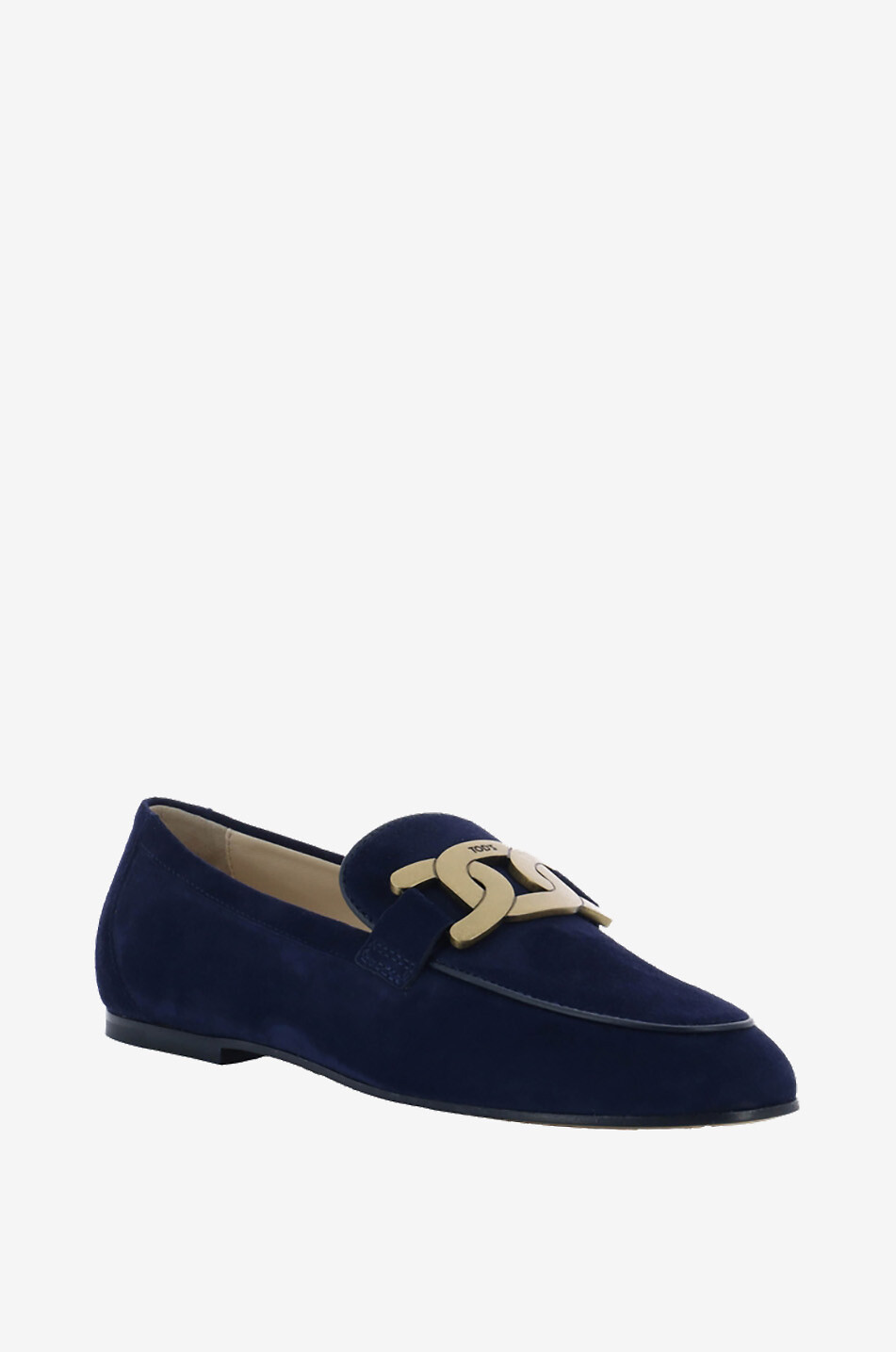 TOD'S Mokassins aus Wildleder mit Kettendetail Kate Damen DUNKELBLAU 1