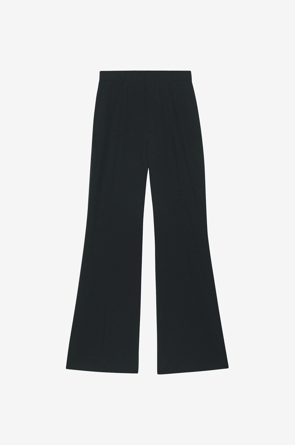 AMI Hose mit weitem Bein aus Wolltuch Damen DUNKELGRÜN 1