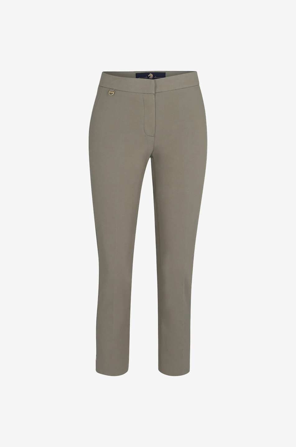 Aline cotton-blend slim-fit trousers