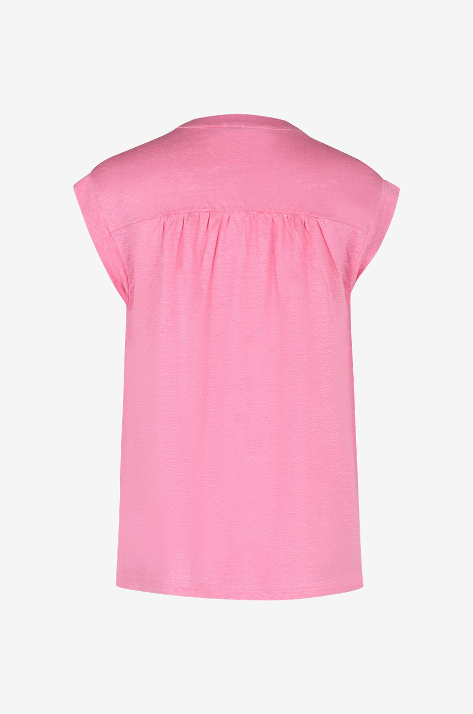 BONGENIE Top sans manches en jersey de lin Femme ROSE 2