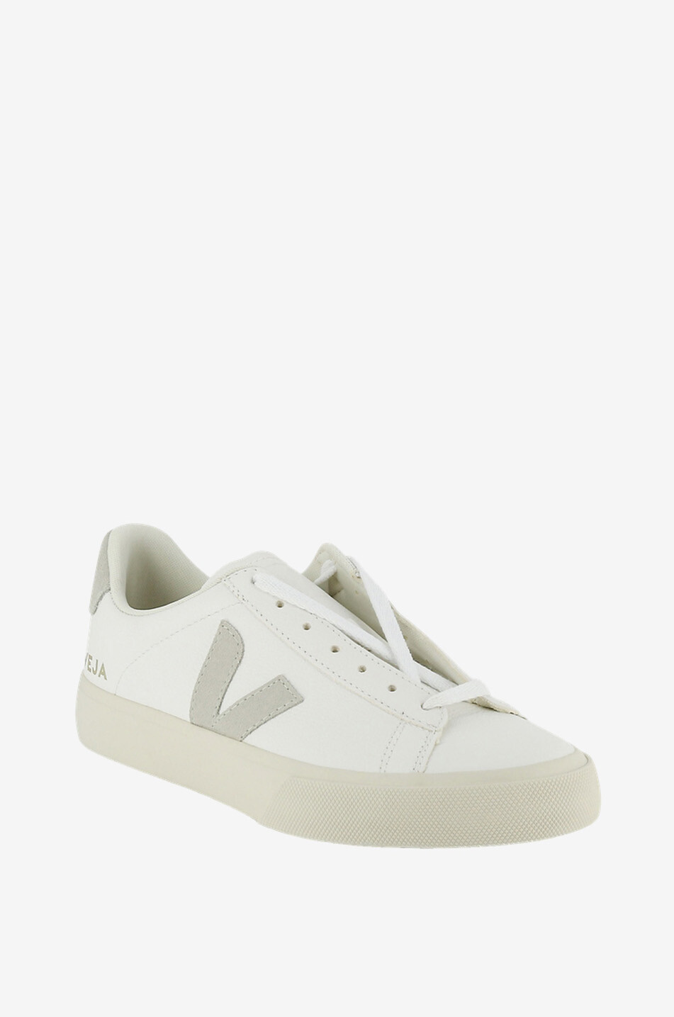 Flache Schnürsneaker aus Leder Campo