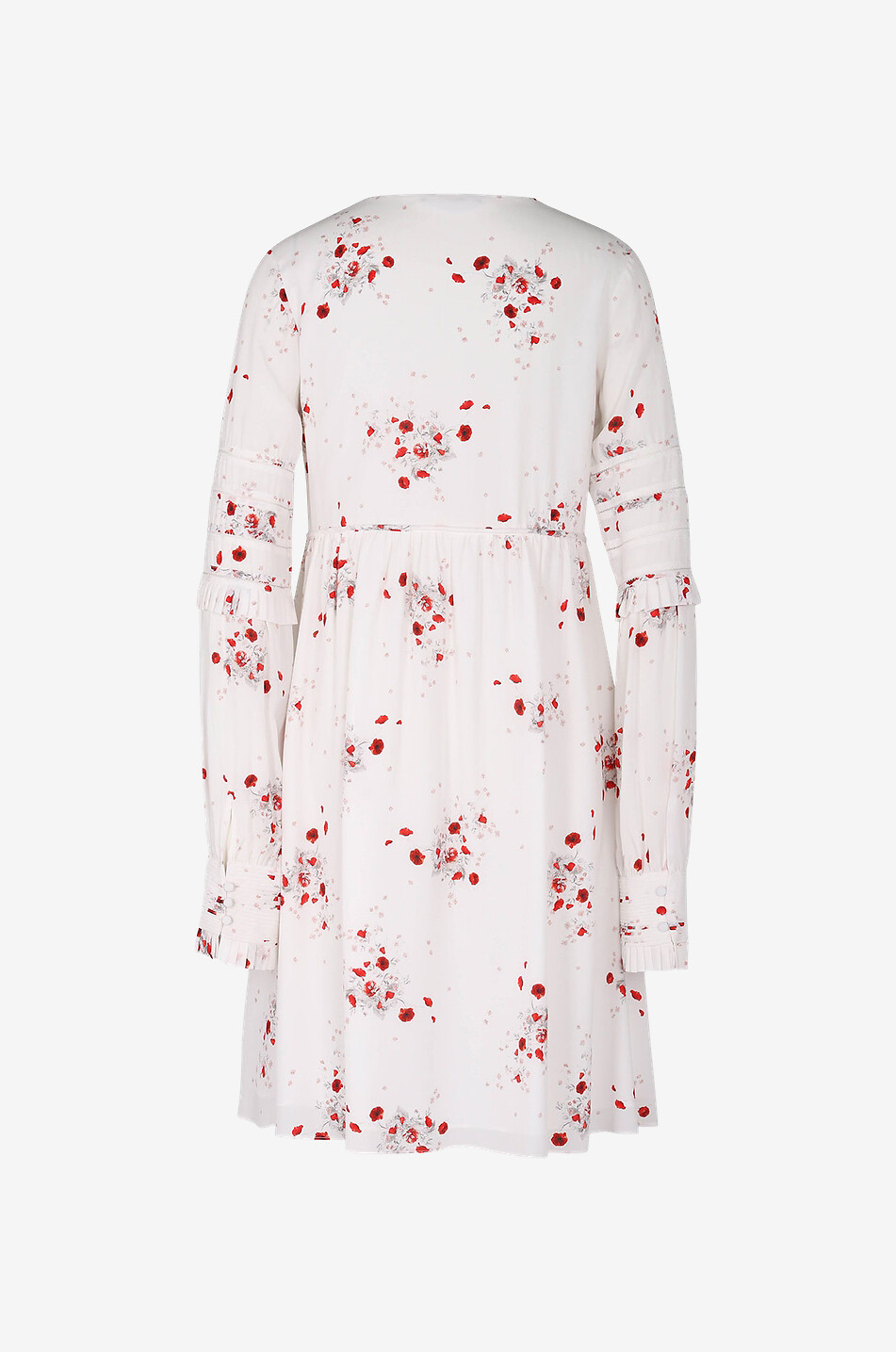 SLY 010 Robe plissée fleurie en soie mélangée Nova Femme MULTICOLORE 2