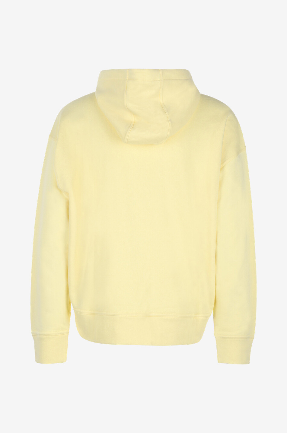 JIL SANDER Sweat-shirt monogrammé oversize à capuche Homme JAUNE CLAIR 2