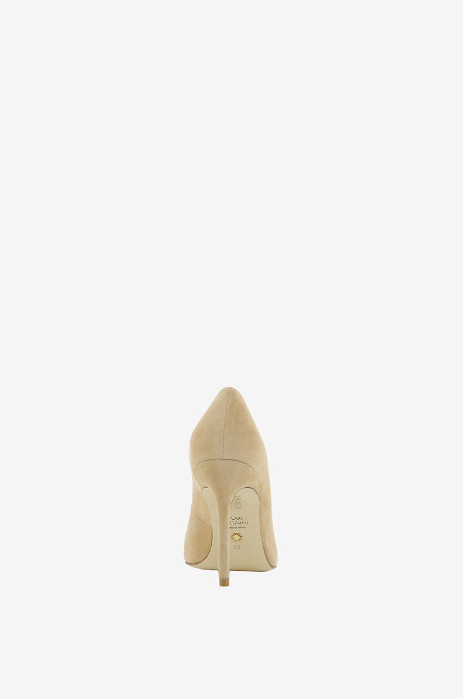 STUART WEITZMAN Escarpins à talon en cuir Stuart 100 Femme BEIGE 4