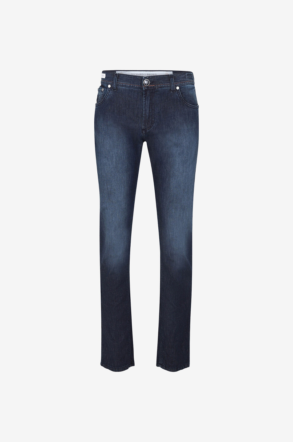 Tokio cotton and linen slim-fit jeans