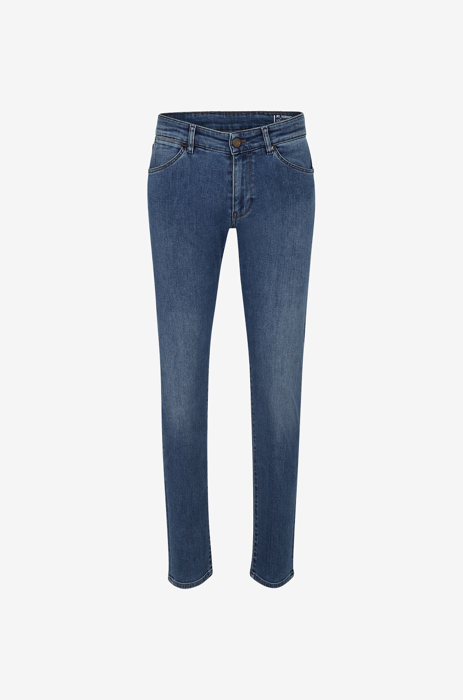PT TORINO DENIM Jean slim en coton mélangé Swing Homme BLEU FONCE 1