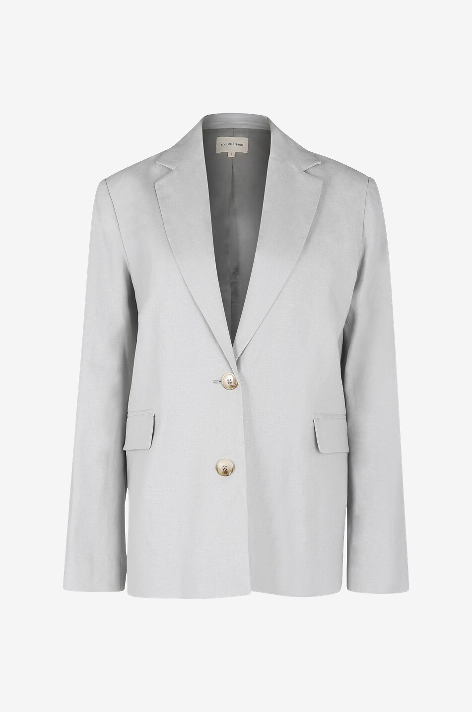 Bambo oversize linen blazer