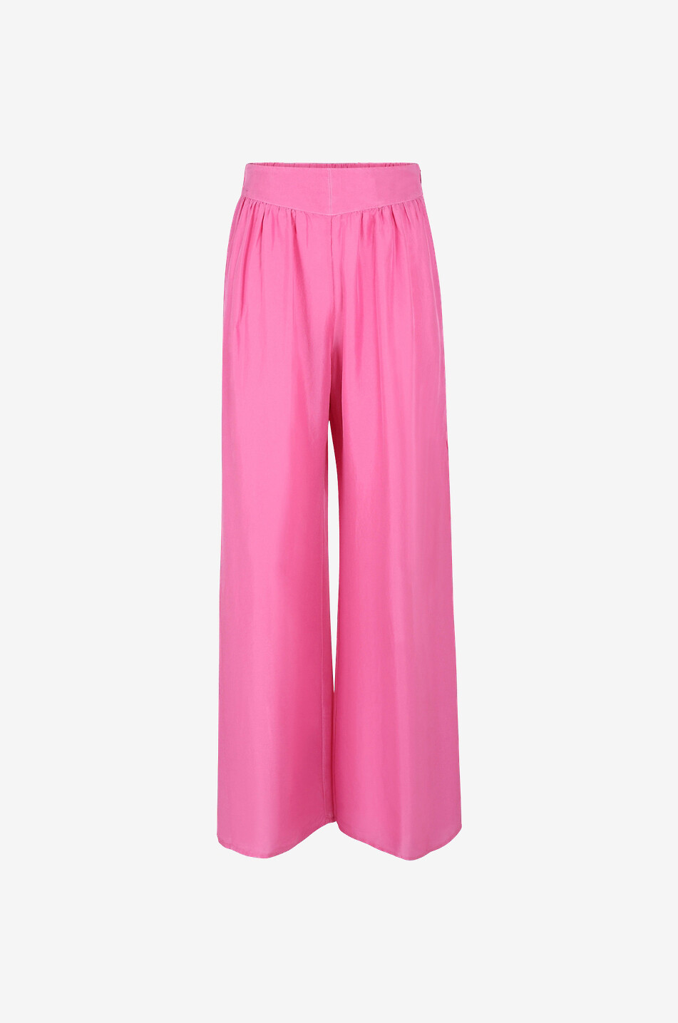 Pantalon palazzo en soie habotai Bubble