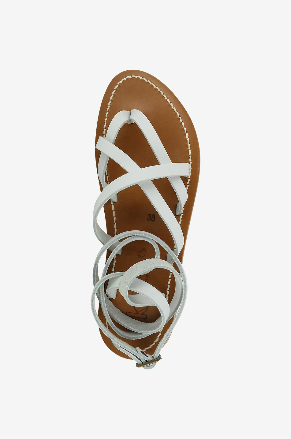 Sandales à lanières en cuir Zenobie