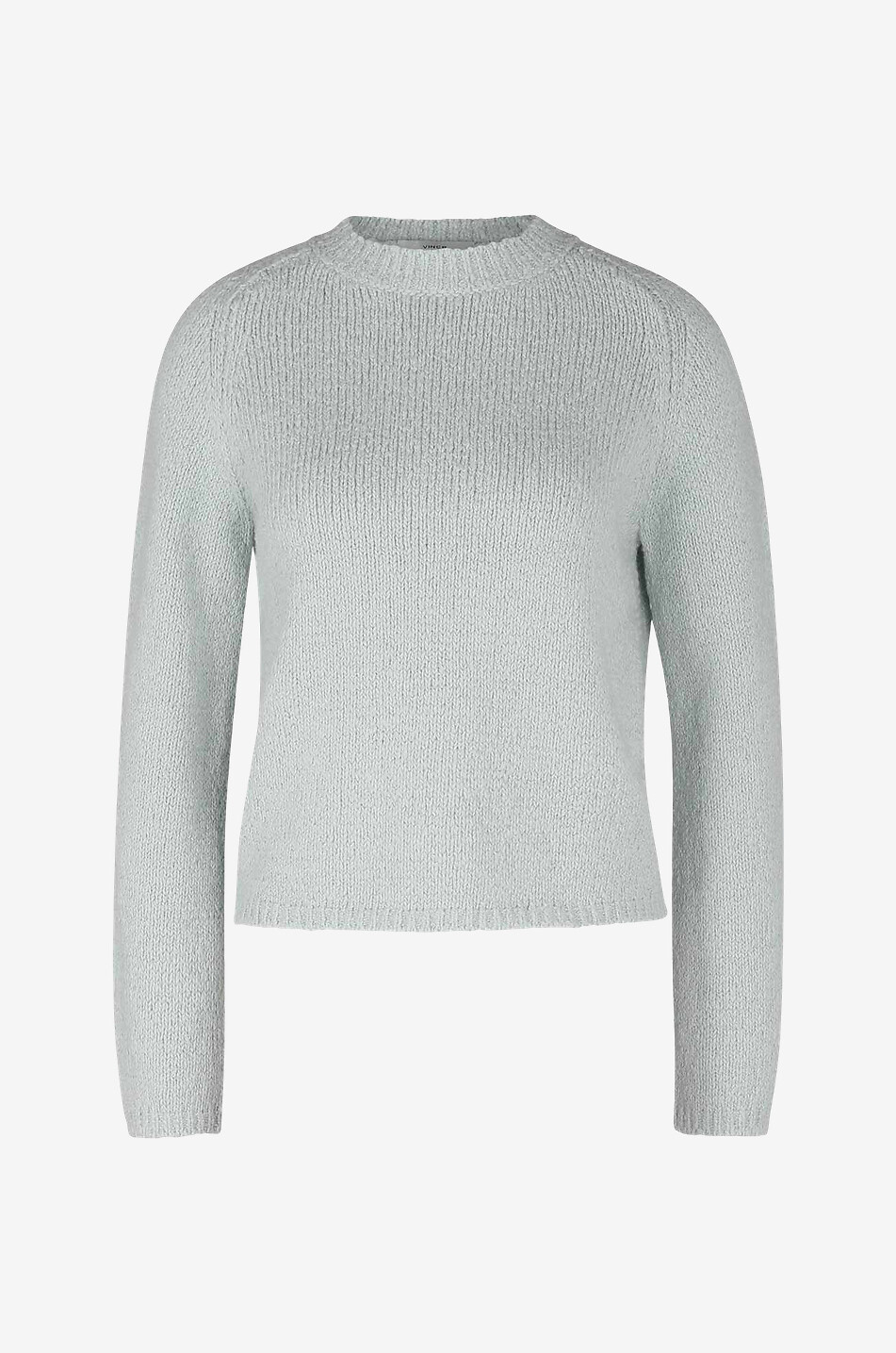 Pebbled cotton organic crew neck jumper