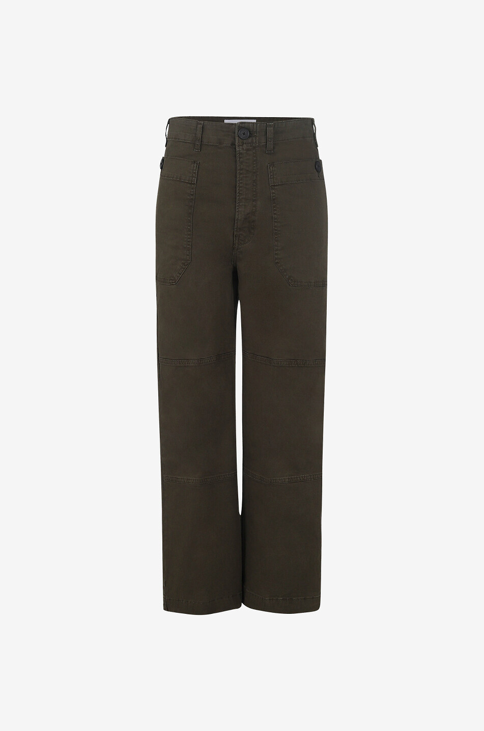 FRAME Oversize Pocket Utility cargo trousers Women KHAKI 1
