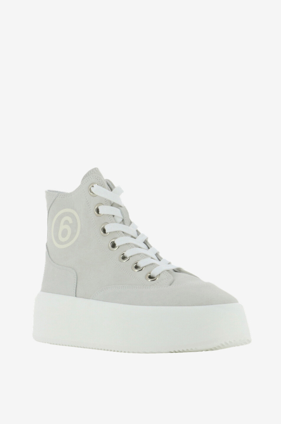 MM6 high-top leather sneakers