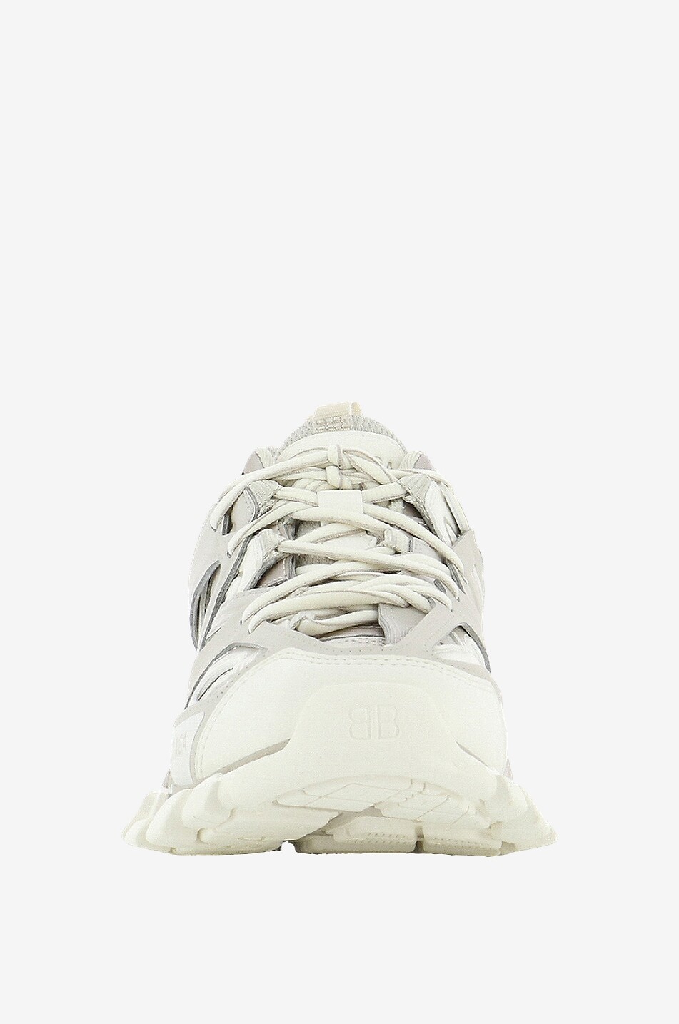 BALENCIAGA Baskets multi-matière Track Recycled Femme BEIGE 2