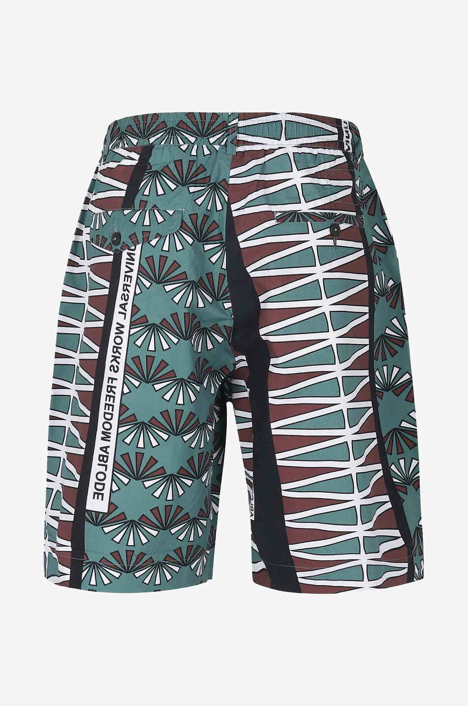 UNIVERSAL WORKS Bermuda-Shorts aus Baumwolle mit Print Track Herren BUNT 2