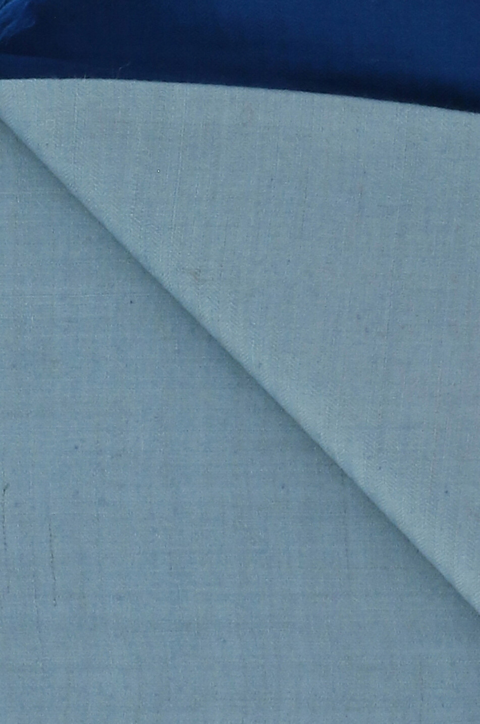 PINK MAHARANI Kaschmir-Schal Dip Dye Damen BLAU 2