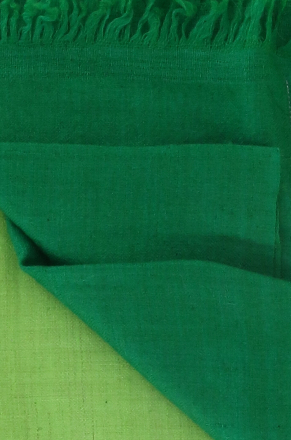 PINK MAHARANI Kaschmir-Schal Dip Dye Damen GRÜN 2