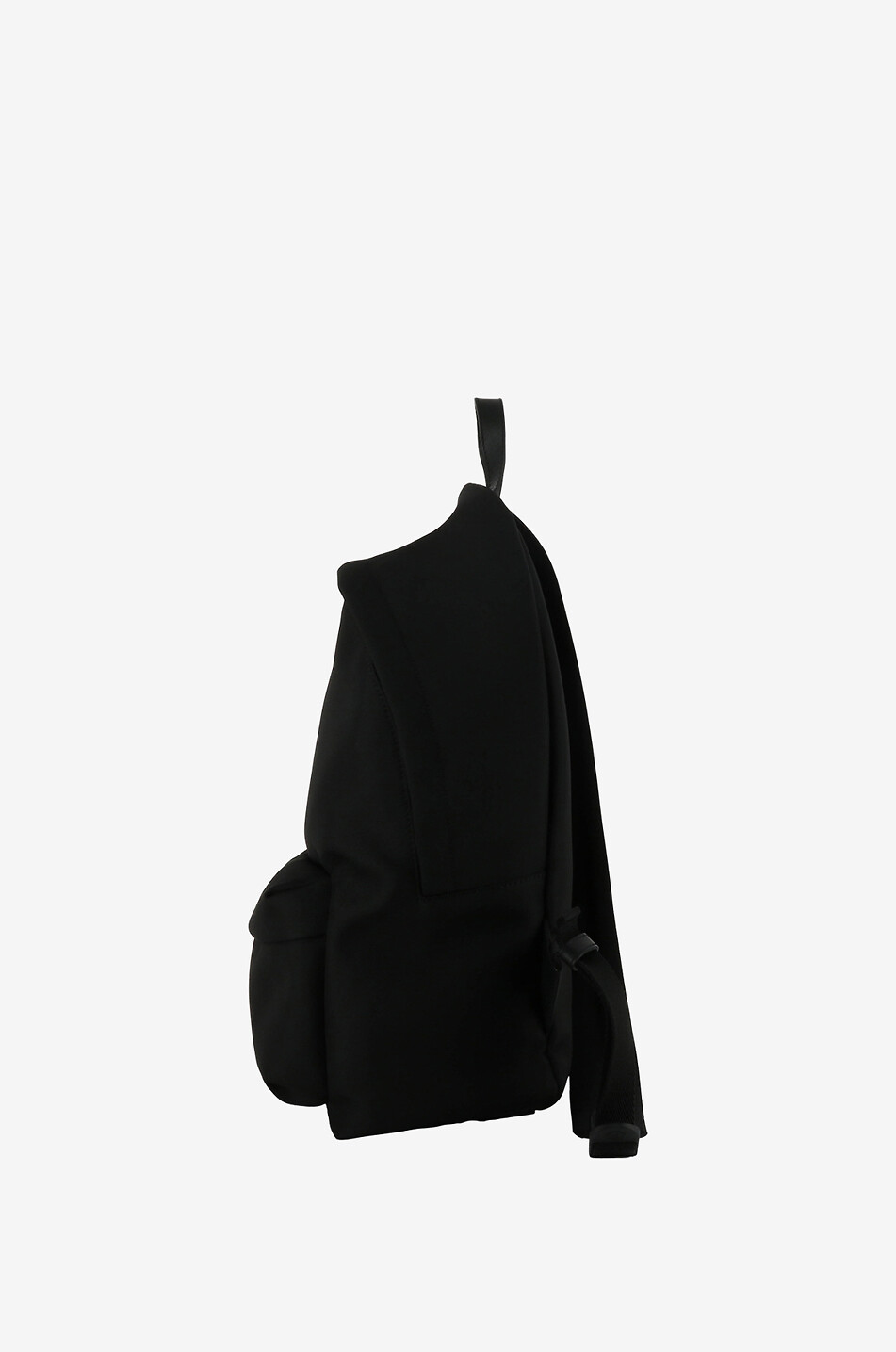 MONCLER Pierrick nylon and leather backpack Men BLACK 4