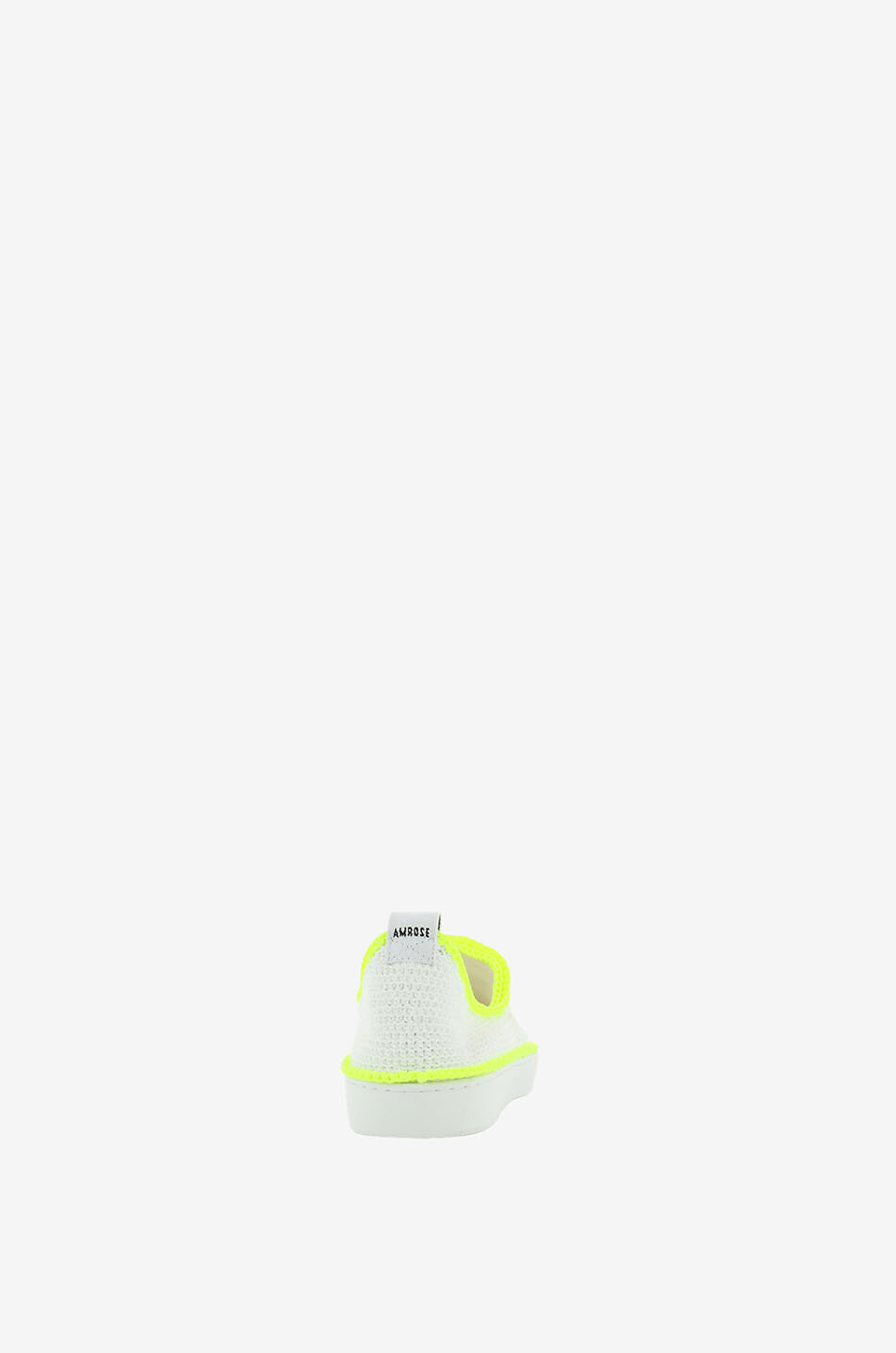 Baskets slip-on crochetés Fluo