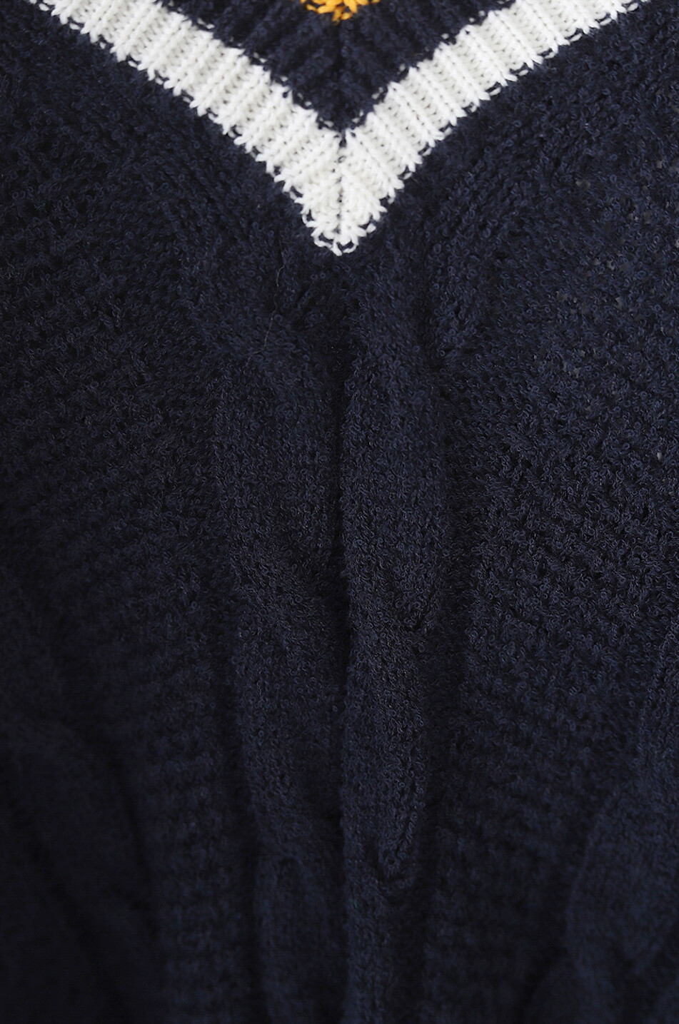 Pull à col V en coton