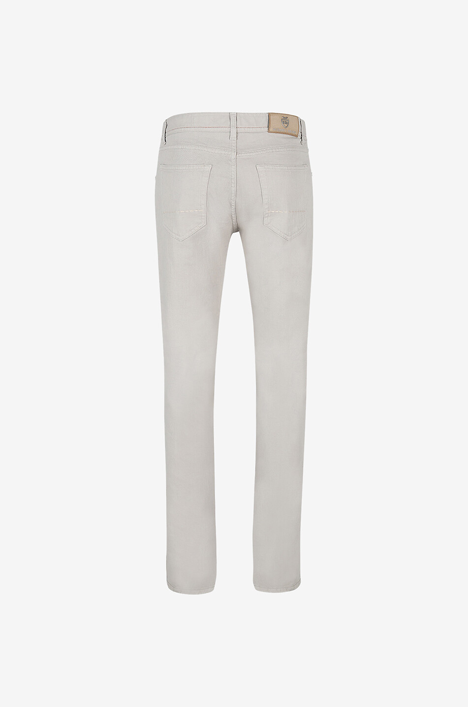 RICHARD J. BROWN Tokyo cotton and linen slim fit jeans Men Light beige 2