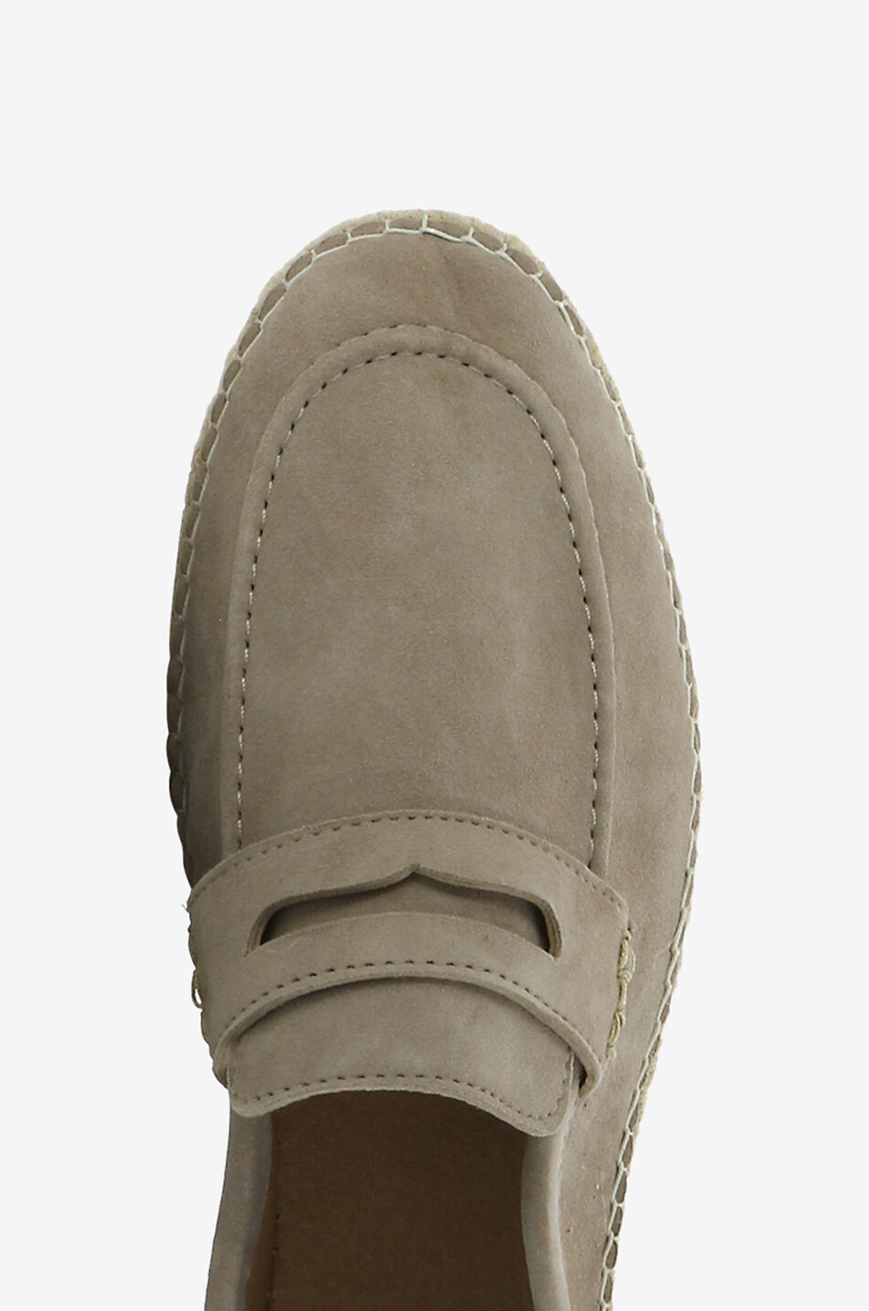 Mocassins esprit espadrilles en daim Loafer Luxe