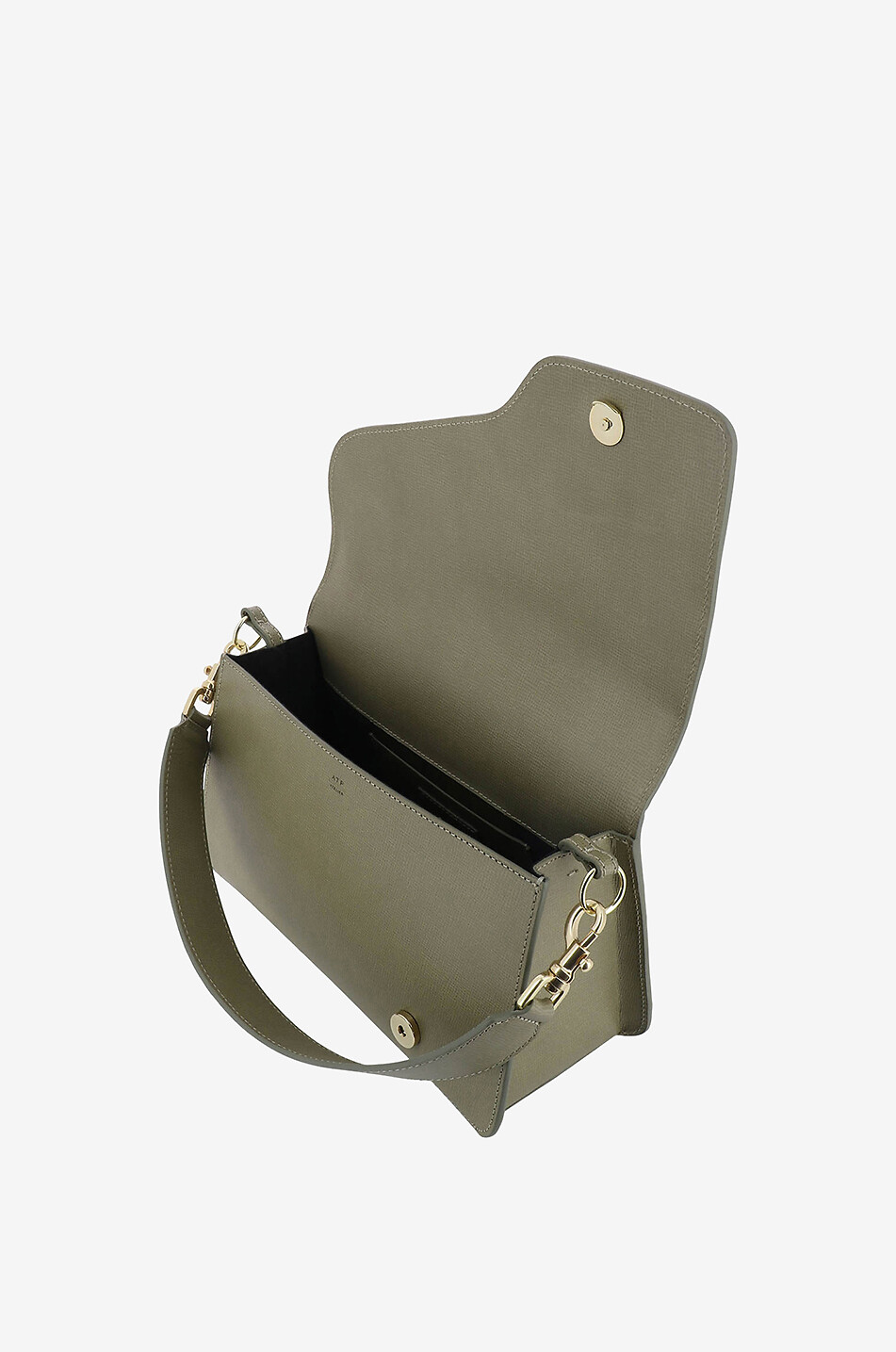 ATP ATELIER Baguette-Tasche aus Leder Assisi Damen HELLGRÜN 6