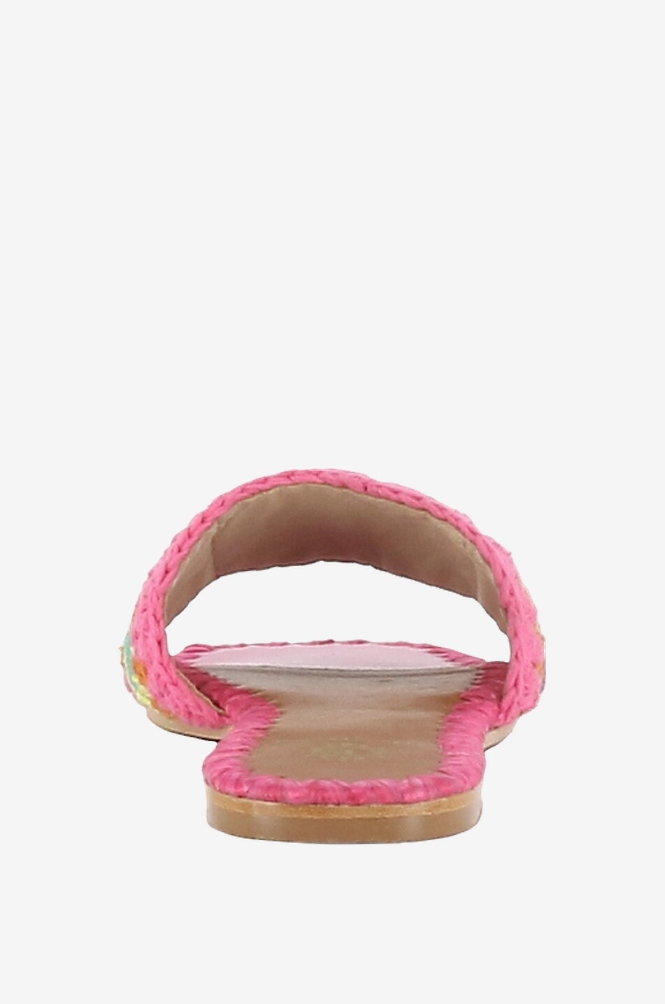 Pam raffia flat mules