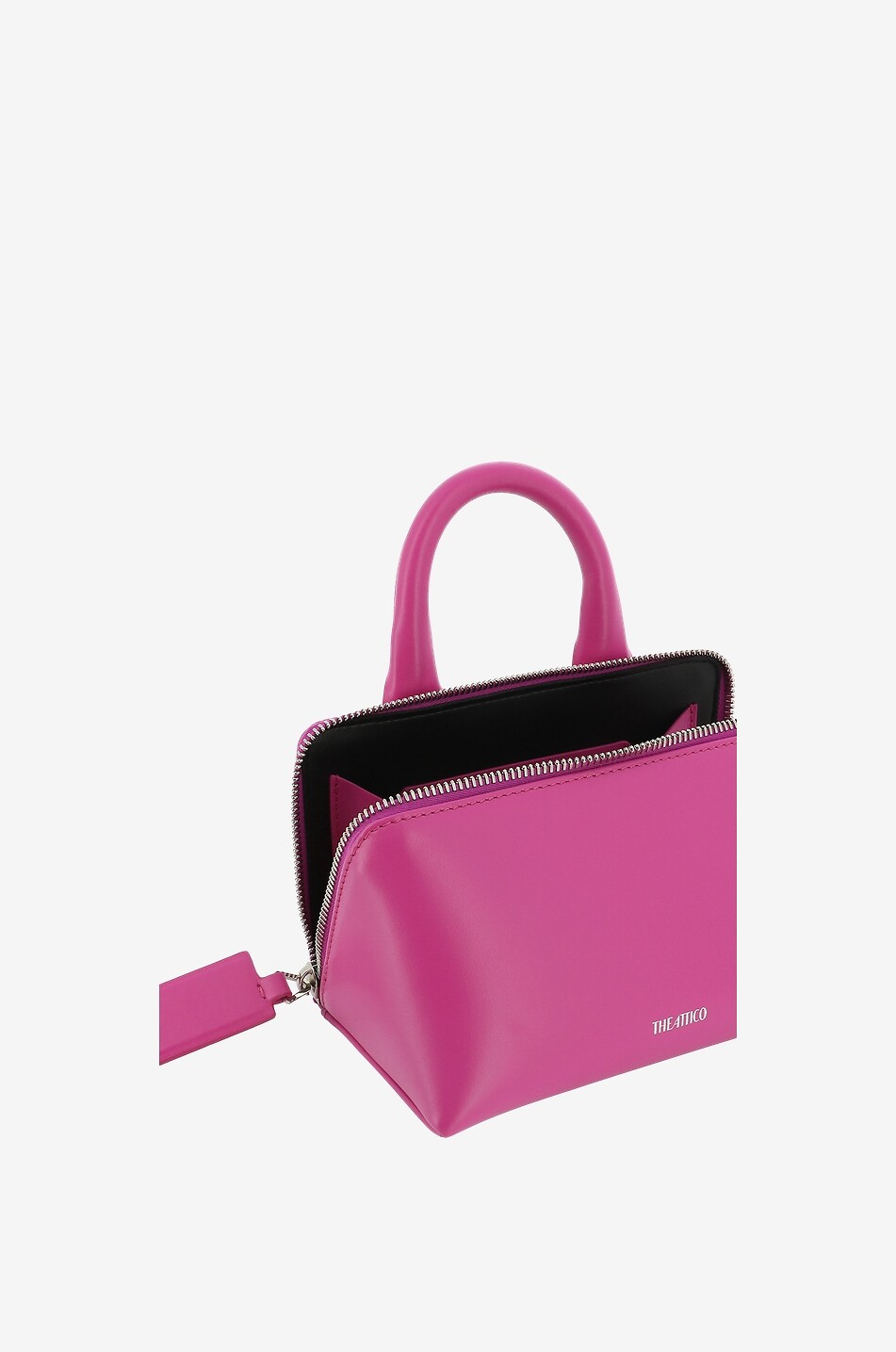 THE ATTICO Friday mini calfskin leather handbag Women PINK 8