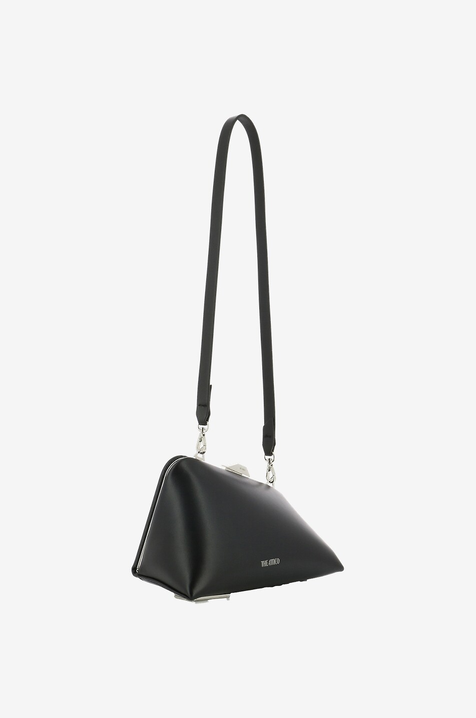 THE ATTICO Pochette en cuir de veau Midnight Femme NOIR 2