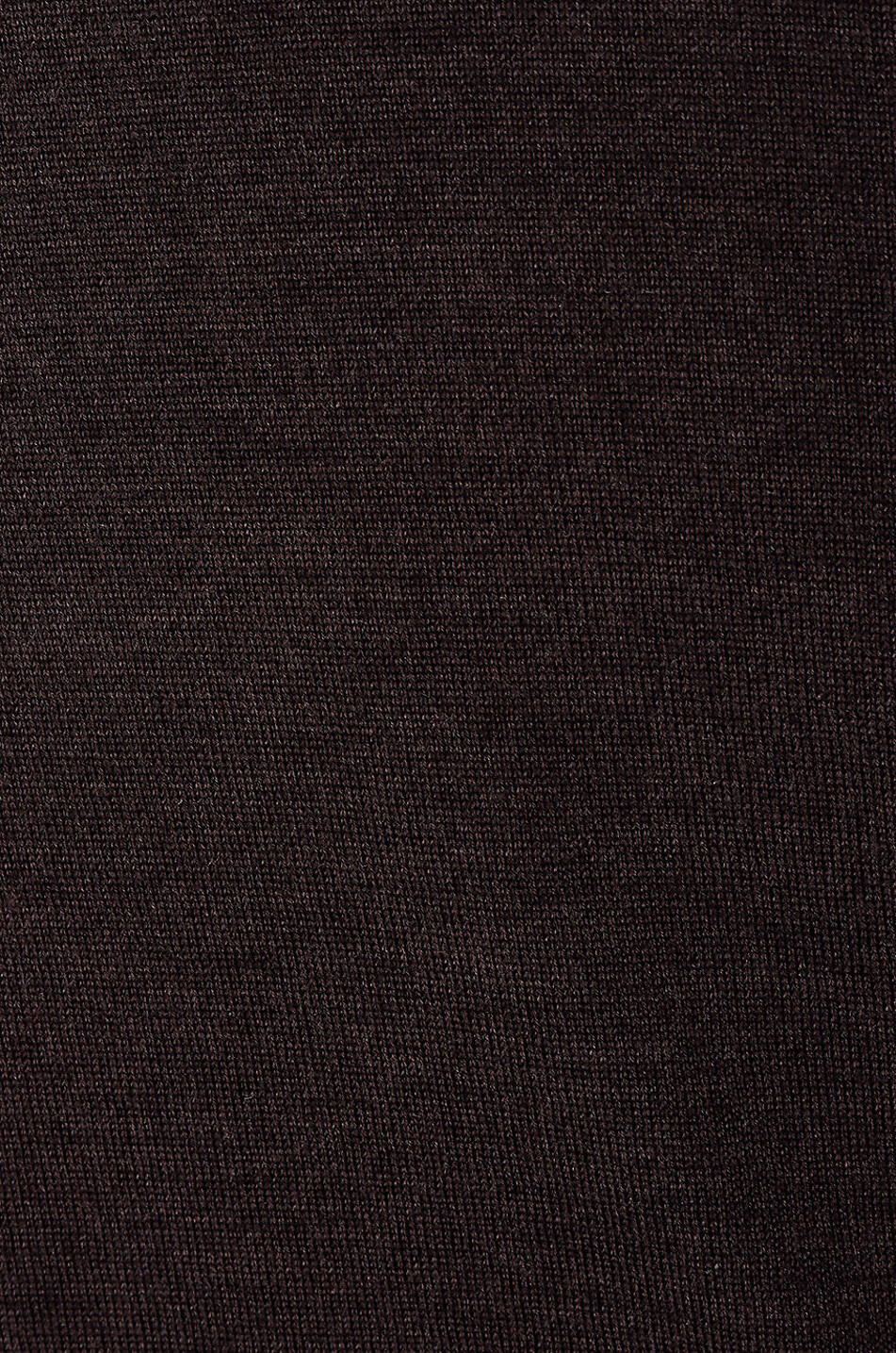 BONGÉNIE Pull fin à col rond en laine et soie Homme MARRON 3