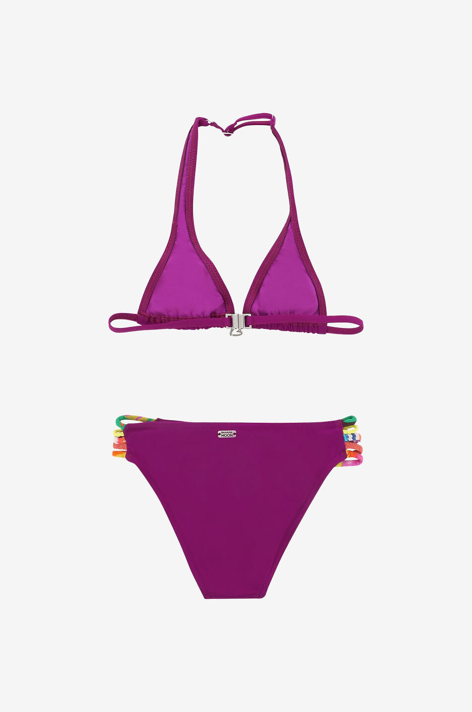 BANANA MOON Foster Spring girls' triangle bikini Unisex DARK PINK 2