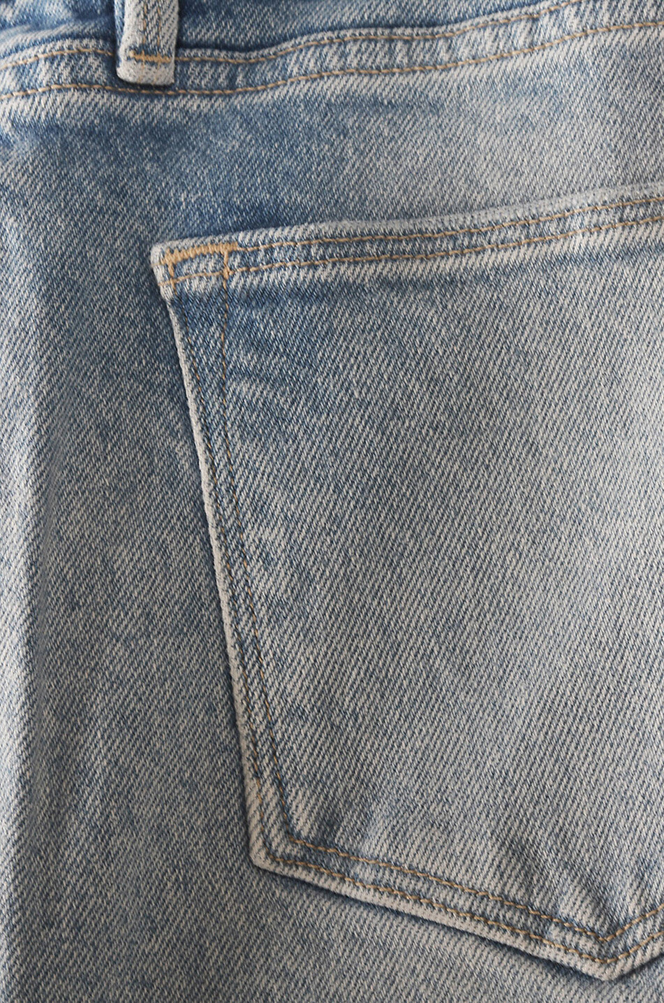 FRAME Gerade geschnittene Jeans Le High Straight Raw After Damen HELLBLAU 3