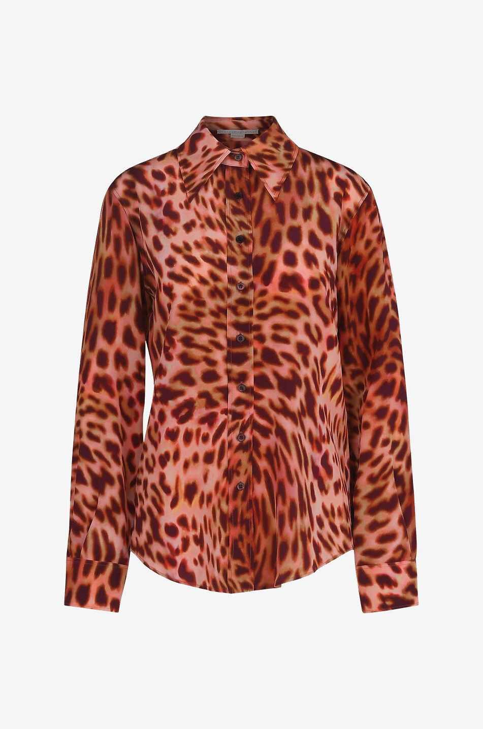 Hemd aus Seide mit Print Cheetah