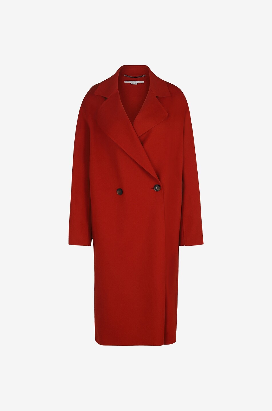 STELLA McCARTNEY Manteau oversize en laine à boutonnage double Erika Femme ROUGE 1