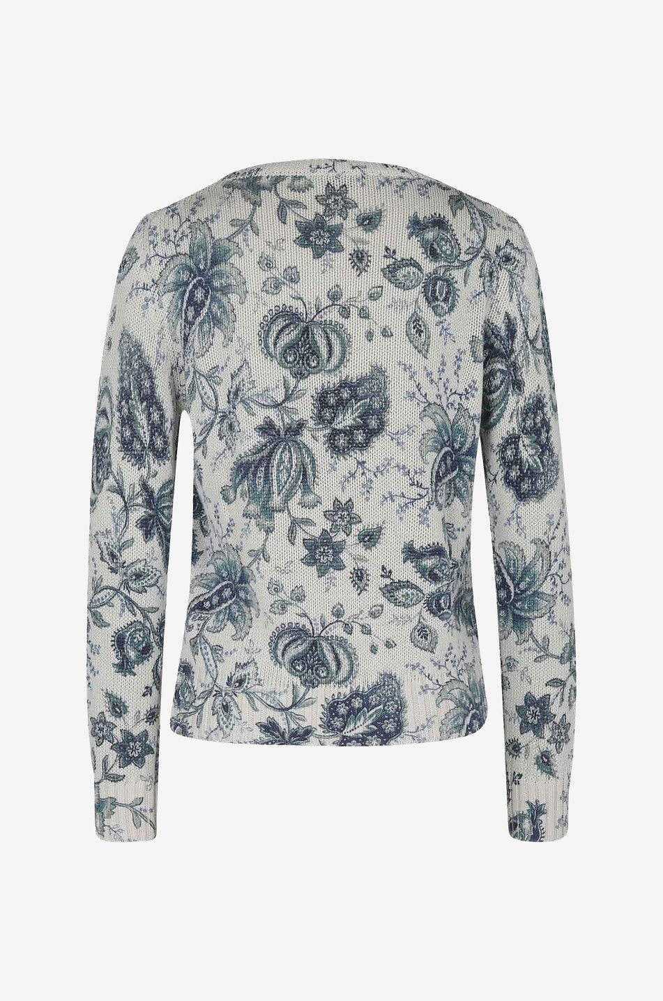 Pull en soie et lin imprimé Paisley Ramage