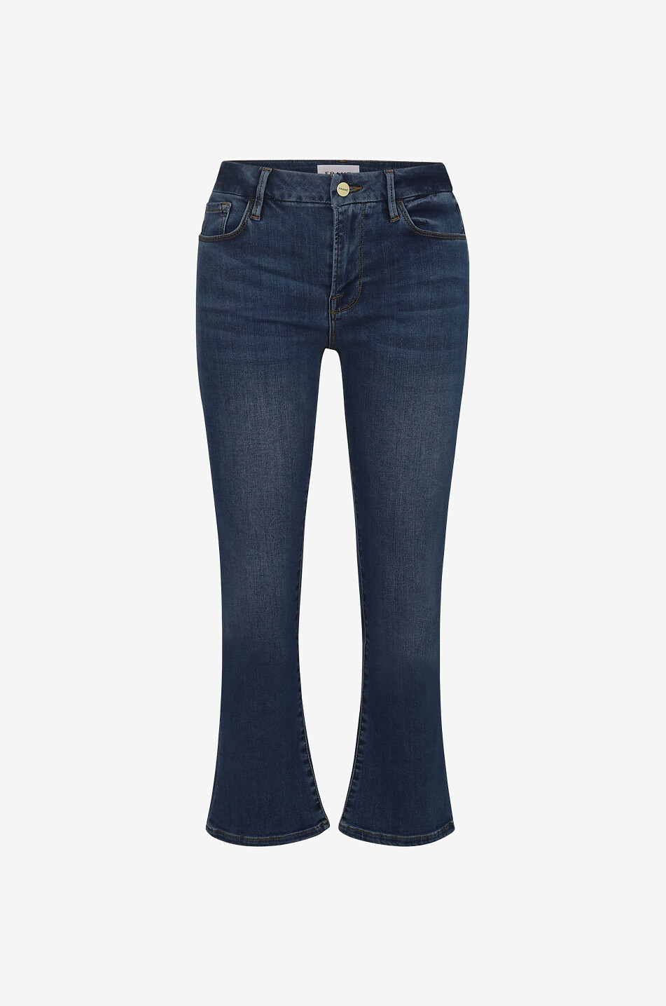 FRAME Jean court en coton Le Crop Mini Femme BLEU 1