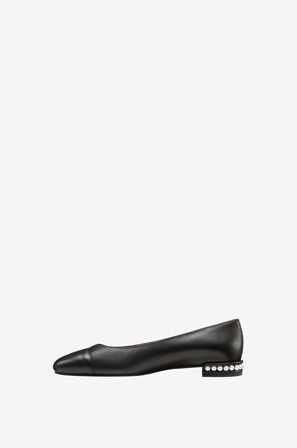 Ballerines en cuir lisse Pearl Flat