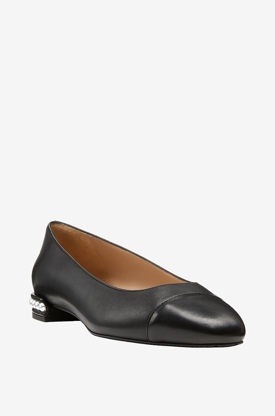 Ballerines en cuir lisse Pearl Flat