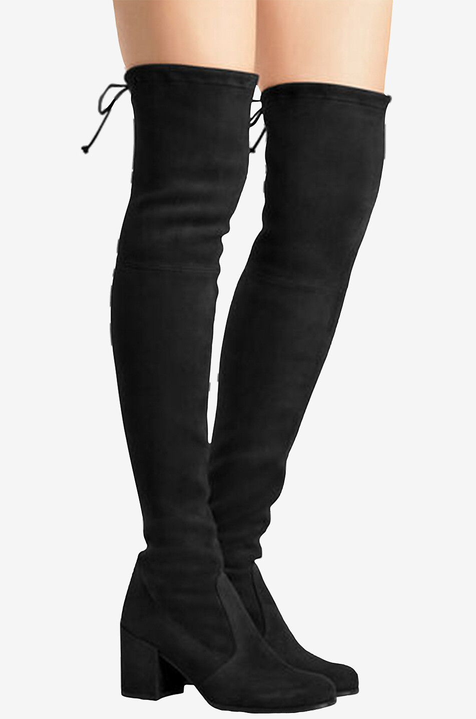 Bottes à talon en daim Tieland 65