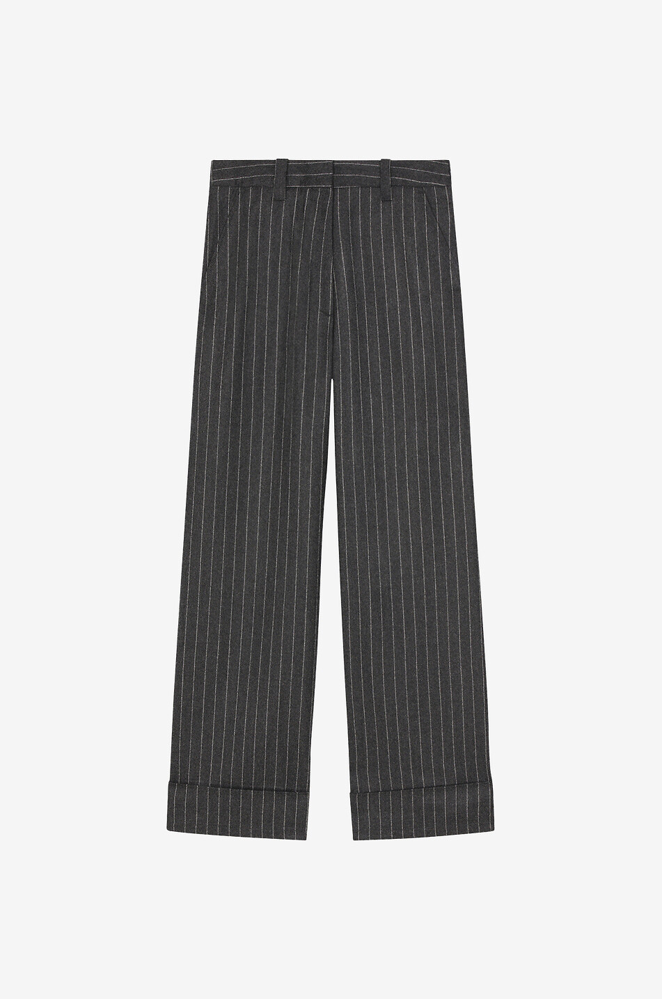 Pinstripe wool wide-leg trousers - KENZO - Bongénie Outlet