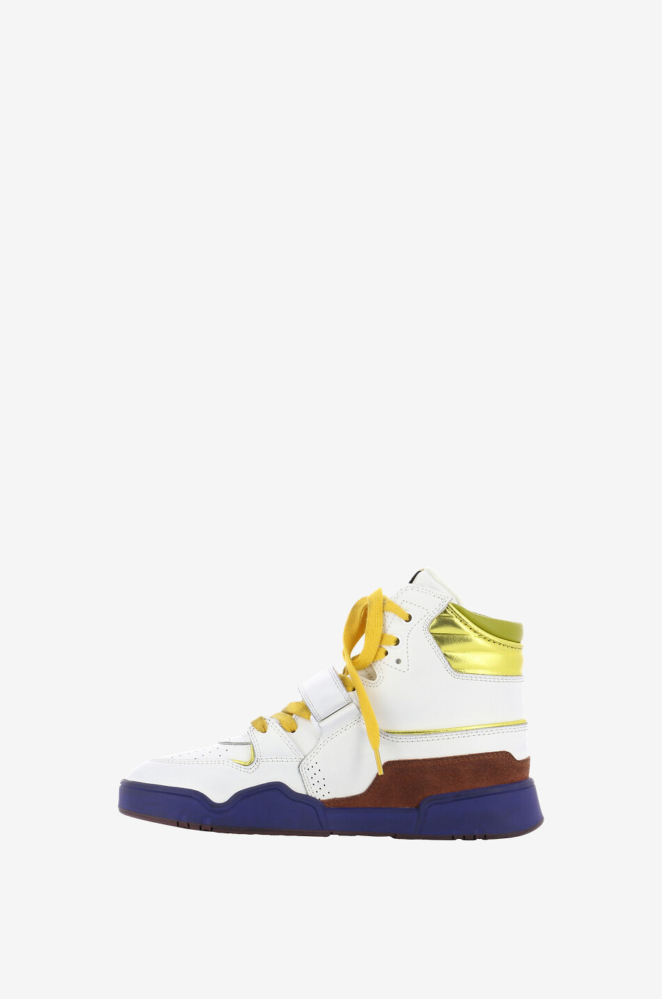 ISABEL MARANT Alsee colour block leather high-top sneakers Women MULTI COLOURED 3