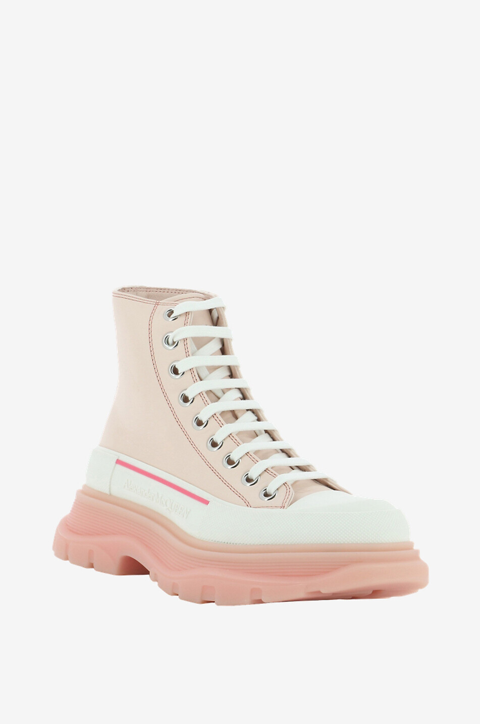 Hohe Schnürsneakers aus Kalbsleder Tread Slick