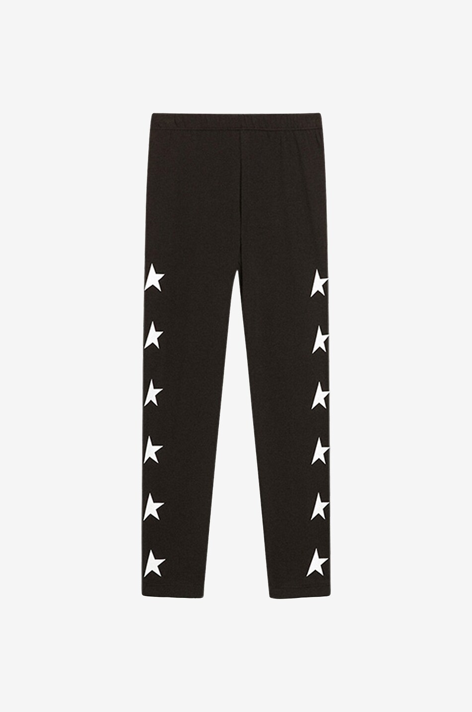 GOLDEN GOOSE Star girl's jersey leggings Girl BLACK 1