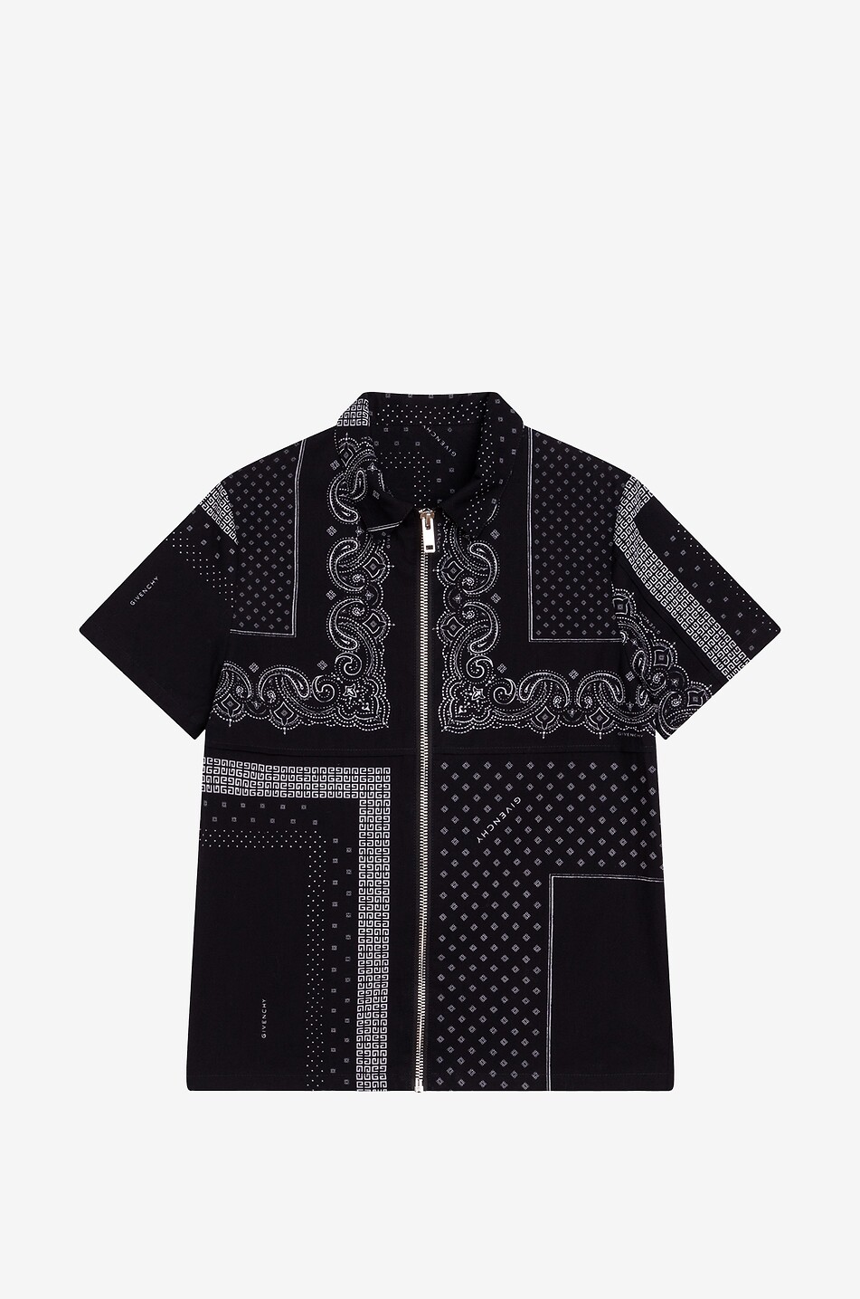 Chemise garçon à manches courtes Bandana