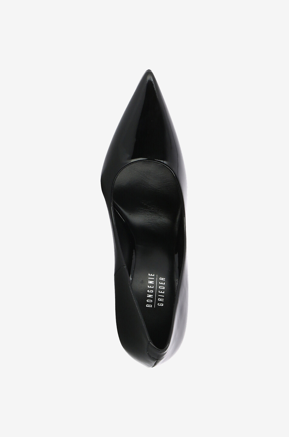 BONGENIE Pumps aus Lackleder mit spitzer Kappe Alexiane 95 Damen SCHWARZ 3