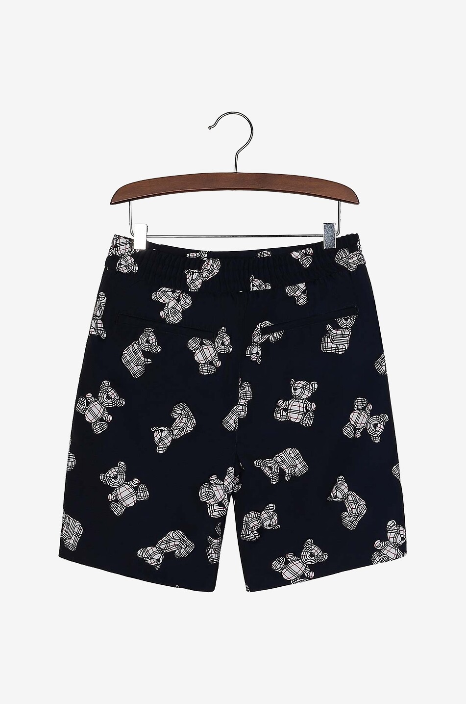 BURBERRY Leonard bear printed boy's Bermuda shorts Boy MEDIUM BLUE 2